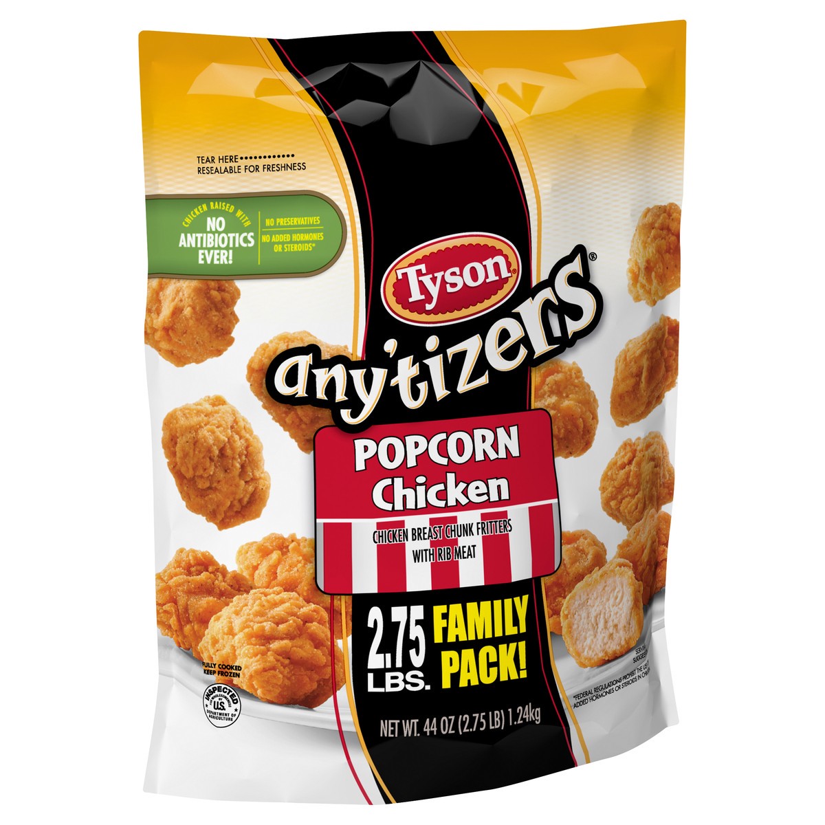 slide 1 of 3, Tyson Chicken, 44 oz