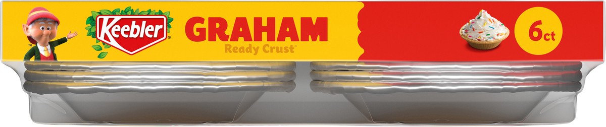 slide 6 of 12, KEEBLER Graham Ready, 6 Mini Pie Crusts - 4oz / 113g, 6 ct