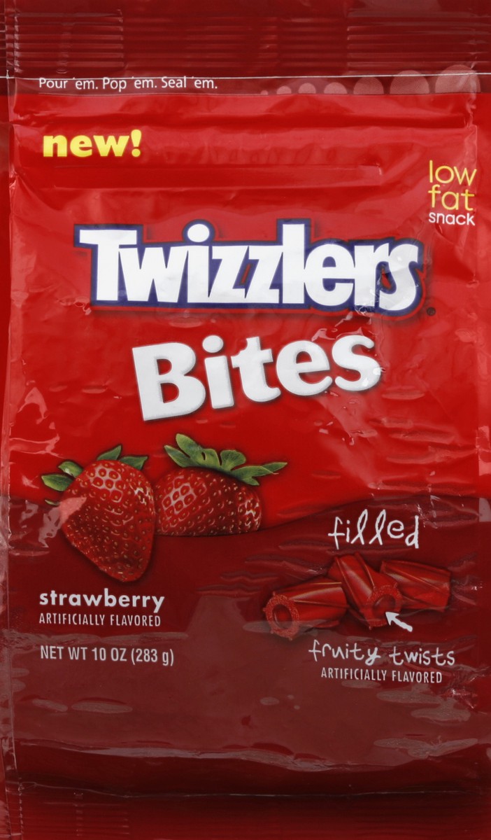 slide 5 of 5, Twizzlers Bites Strawberry Twists, 10 oz