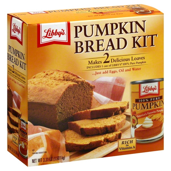 slide 1 of 1, Libby's Pumpkin Bread Kit, 56 oz