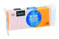 Essential Everyday Cheese, Medium Cheddar - 8 oz