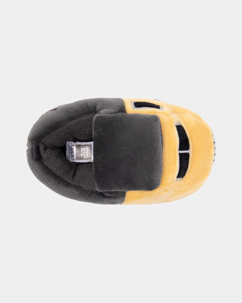 slide 6 of 6, Carter's Carters Toddler Boy Truck Slippers - Yellow/Grey Multi L, 1 ct