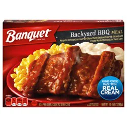 Banquet Backyard BBQ Frozen Single Serve Meal, 10.45 Ounce