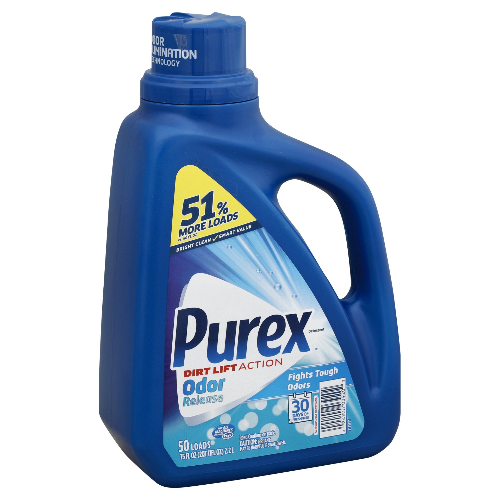 slide 1 of 1, Purex Dirt Lift Odor Action Release Laundry Detergent, 75 oz