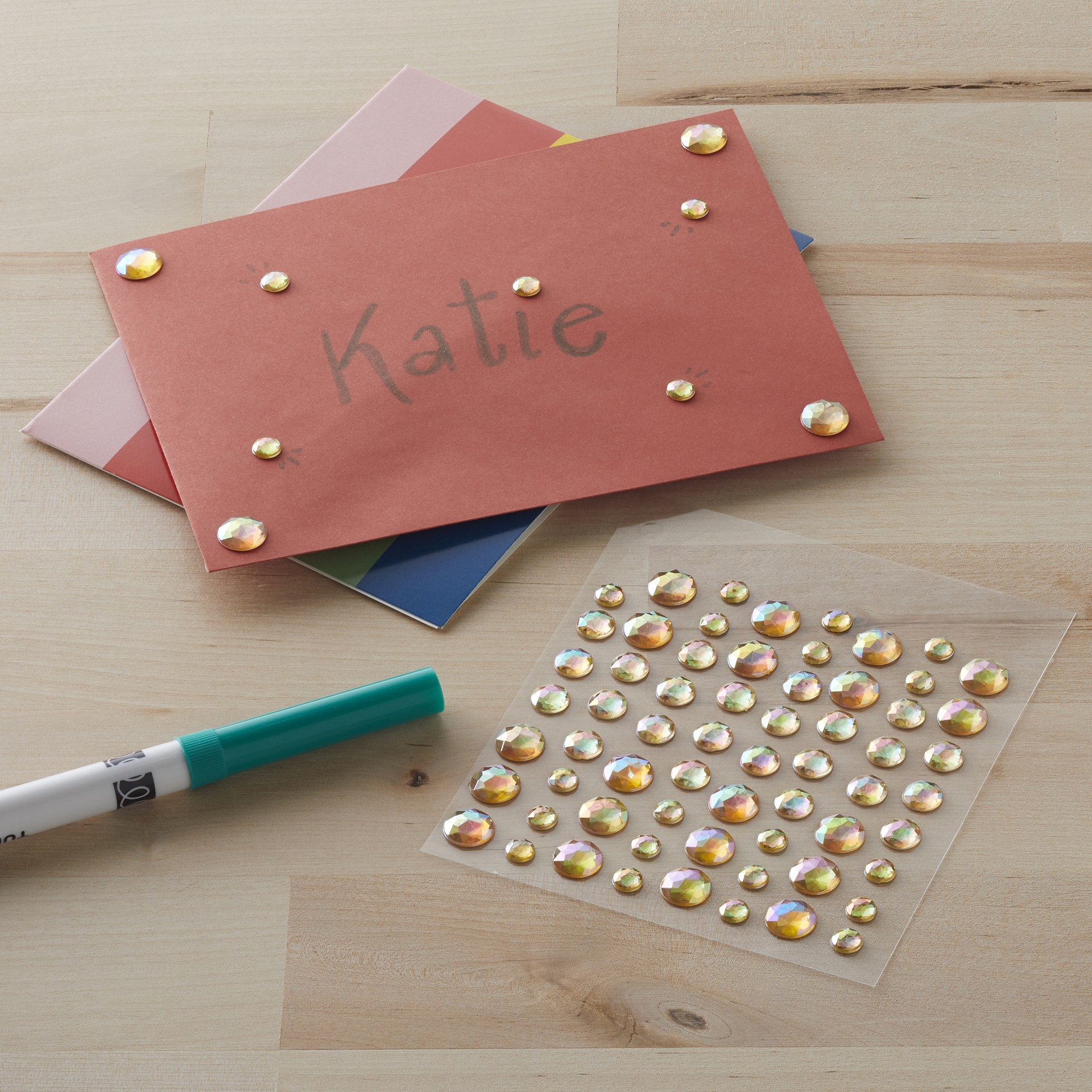 slide 3 of 6, Rose Rhinestone Bling Stickers By Recollections, 10 mm