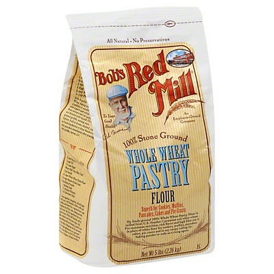 slide 1 of 1, Bob's Red Mill 100% Stone Ground Whole Wheat Pastry Flour, 5 lb