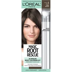 L'Oréal Root Rescue Permanent Hair Color - Dark Brown 4