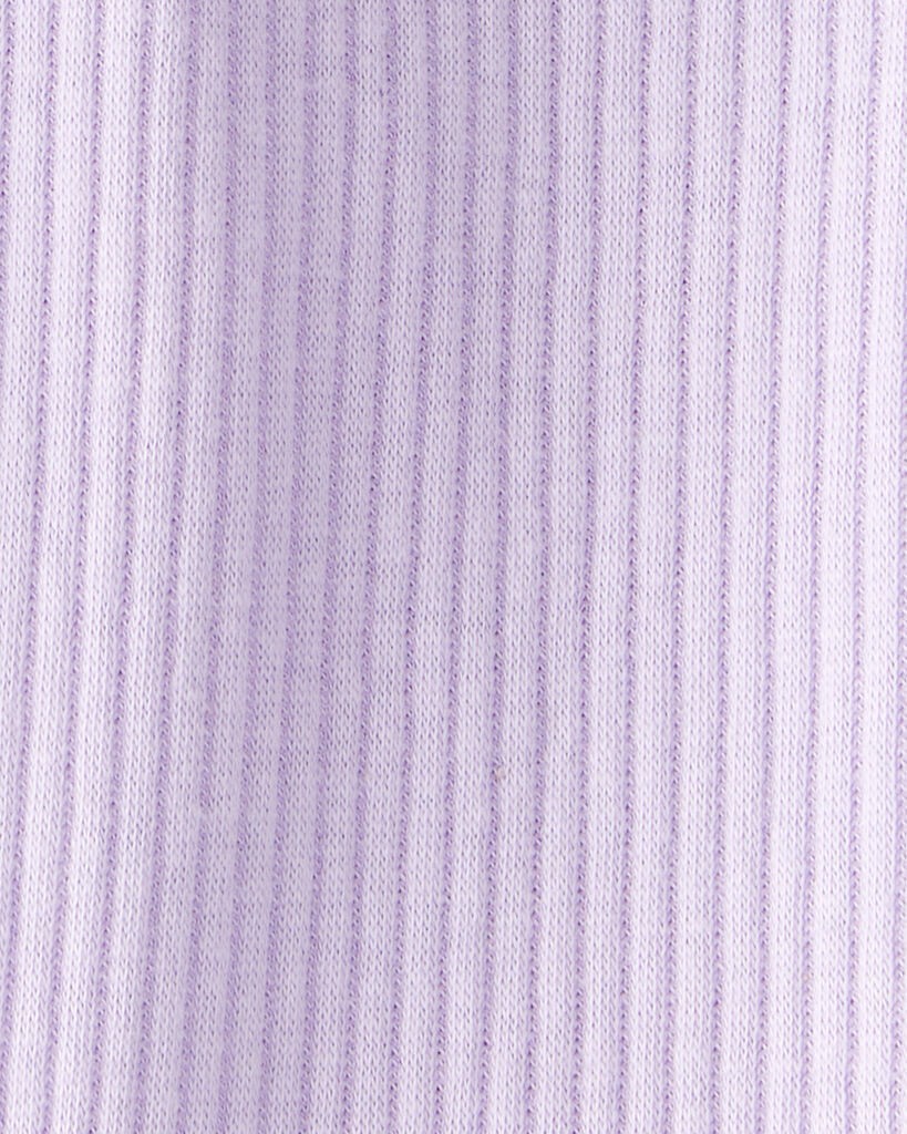 slide 3 of 3, Carter's Baby Girl Pull-On Stretch Rib Leggings - Purple Lavender 18M, 1 ct