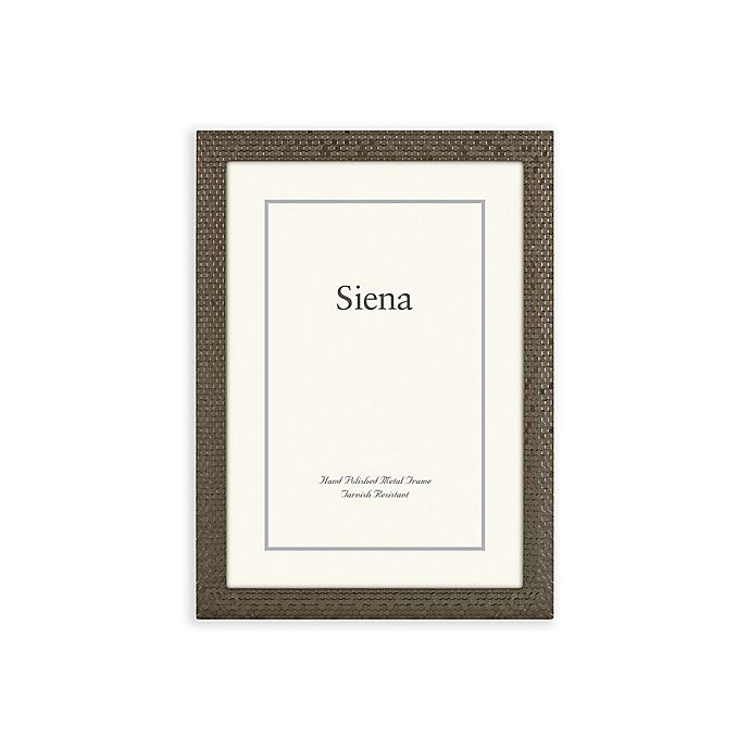 slide 1 of 1, Siena Cast Gunmetal Frame - Glitter Black, 4 in x 6 in