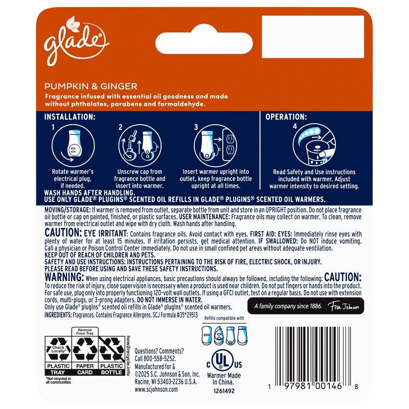 slide 10 of 11, Glade Plugins Scented Oil, 1.34 fl oz