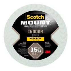 3M Scotch Indoor Mounting Tape - White