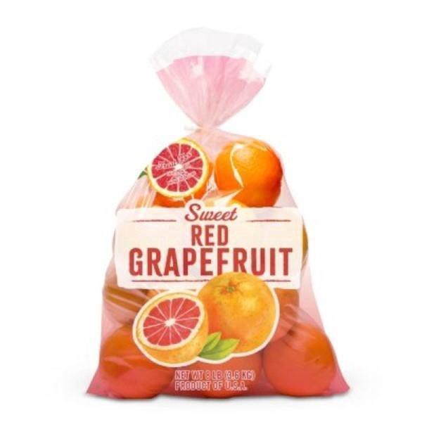 slide 1 of 1, Lowes Foods Sweet Red Grapefruit 3lb. Bag, 3 ct