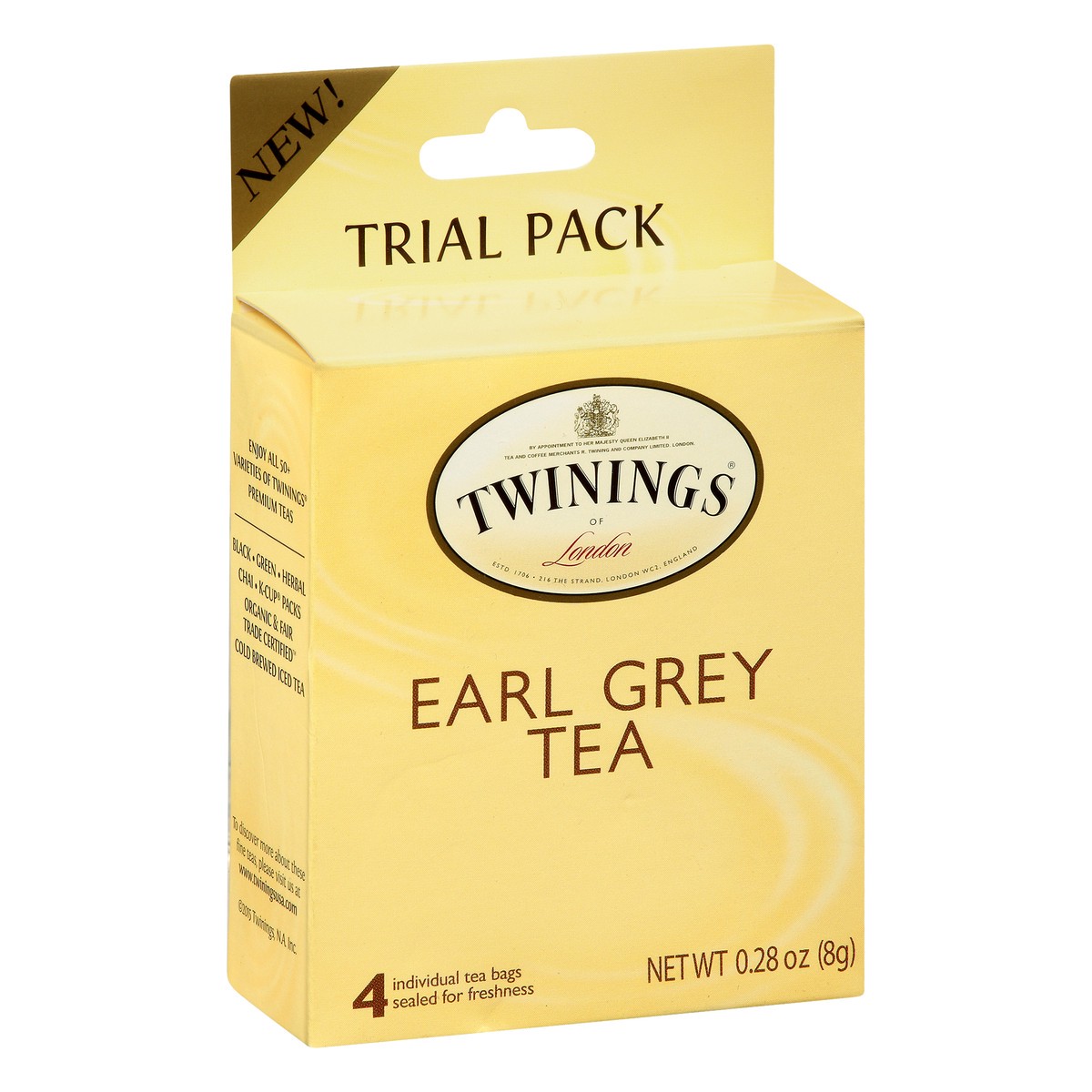 slide 2 of 11, Twinings Trial Pack Tea Bags Earl Grey Tea 4 ea, 4 ct