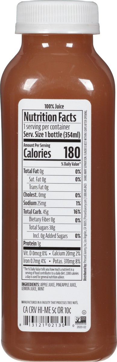 slide 9 of 10, Pressed Juicery Roots With Ginger Juice, 12 fl oz