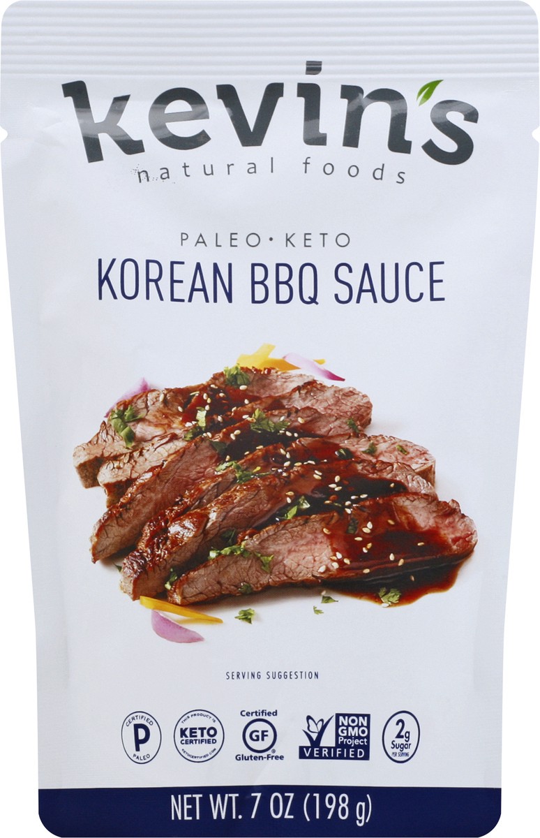 slide 1 of 12, Kevin's Mild Korean BBQ Sauce 7 oz, 7 oz