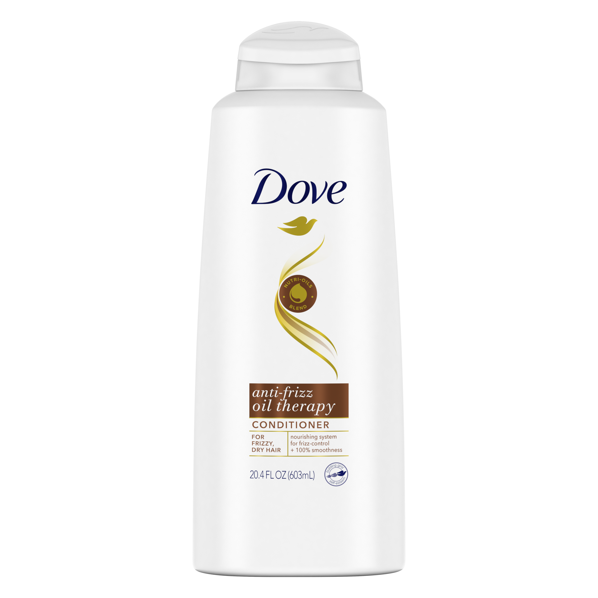 slide 2 of 6, Dove Ultra Care Conditioner Anti-Frizz Oil Therapy, 20.4 fl oz, 20.4 fl oz