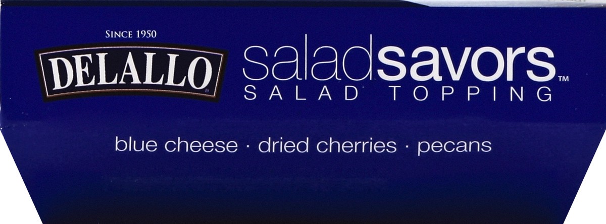 slide 3 of 4, DeLallo Salad Savors Vibrant Blue Cheese Dried Cherries & Pecans Salad Topping, 4.75 oz