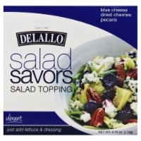 slide 1 of 1, DeLallo Salad Savors Vibrant Blue Cheese Dried Cherries & Pecans Salad Topping, 4.75 oz