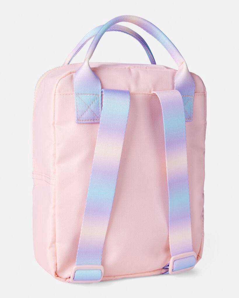 slide 2 of 2, Carter's Girls Stitched Hearts Ombre Straps Mini Backpack - Pink Pink NS, 1 ct
