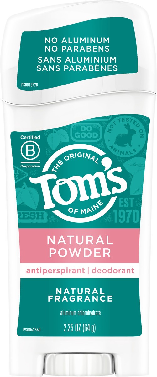 slide 2 of 2, Tom's of Maine Antiperspirant Deodorant for Women, Natural Powder, 2.25 oz., 2.25 oz