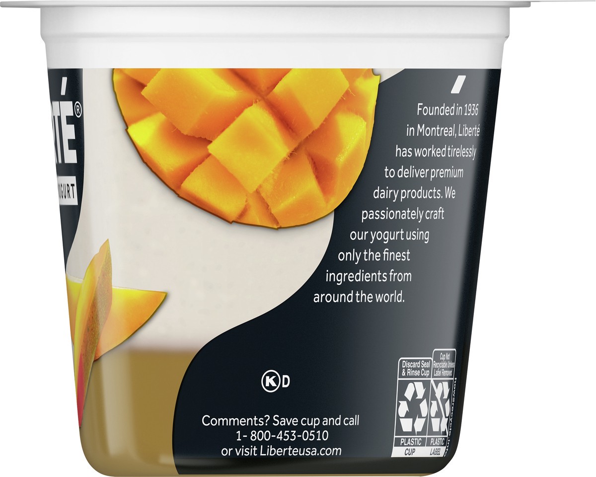 slide 2 of 9, Liberté Yogurt, Mango Whole Milk Yogurt, 5.5 oz, 5.5 oz