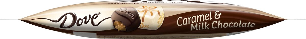 slide 4 of 12, DOVE PROMISES Milk Chocolate Caramel Christmas Candy, 7.94-Ounce Bag, 7.94 oz