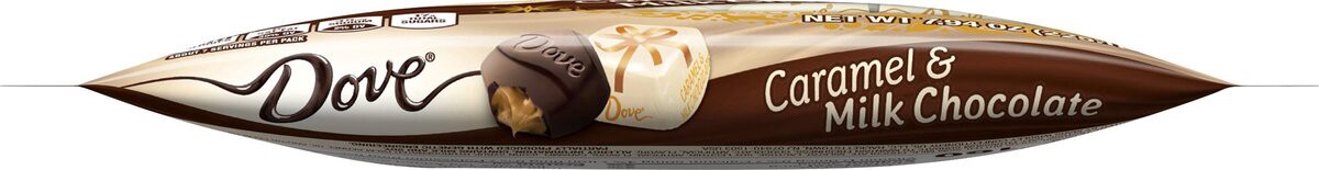 slide 9 of 12, DOVE PROMISES Milk Chocolate Caramel Christmas Candy, 7.94-Ounce Bag, 7.94 oz