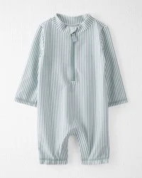 Little Planet Baby Boy Recycled Long-Sleeve Rashguard Swimsuit - 6M