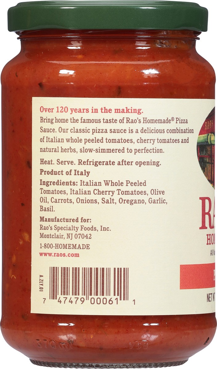 slide 8 of 9, Rao's Homemade Pizza Sauce 12.3 oz, 12.3 oz