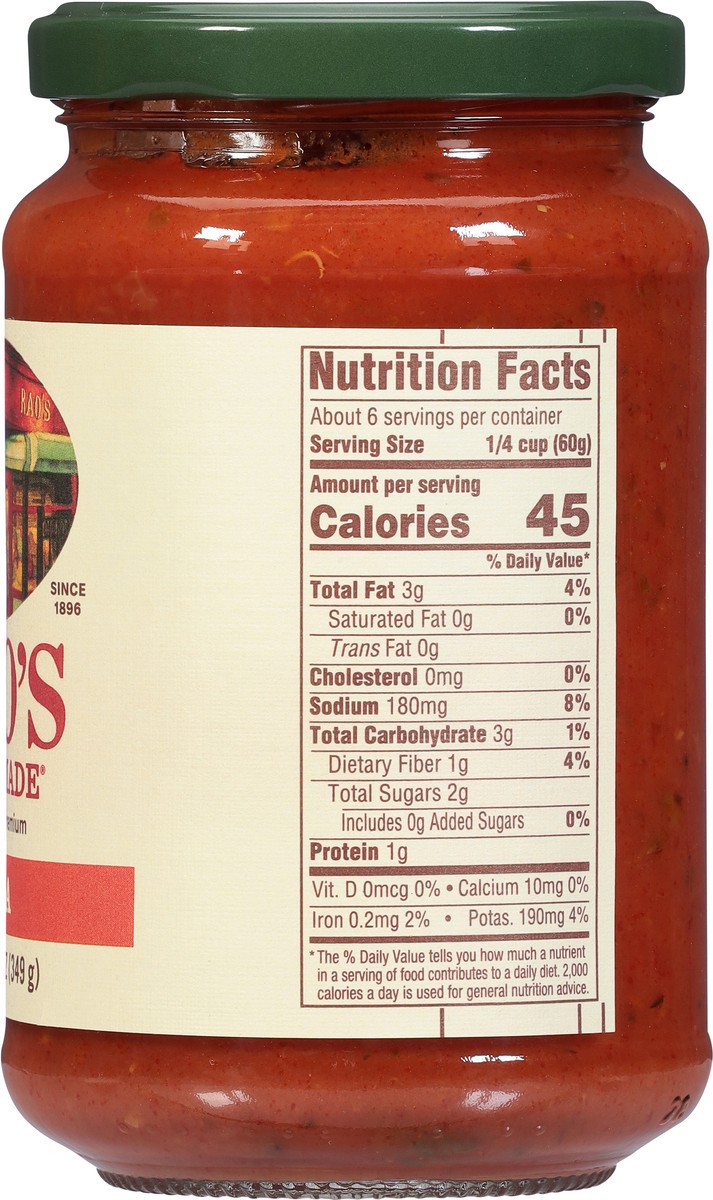 slide 7 of 9, Rao's Homemade Pizza Sauce 12.3 oz, 12.3 oz
