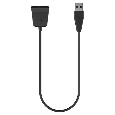 slide 1 of 1, Fitbit Alta Heart Rate USB Powered Charging Cable - Black, 1 ct