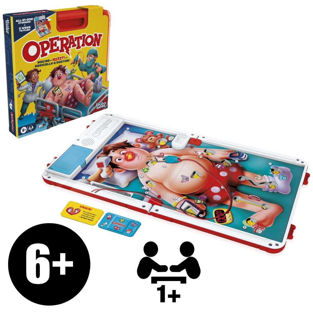 slide 3 of 4, Hasbro Classic Operation Game, 1 ct