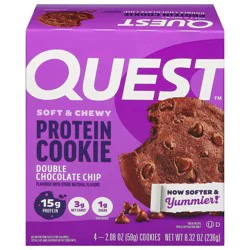Quest Protein Cookie, Soft & Chewy, Double Chocolate Chip