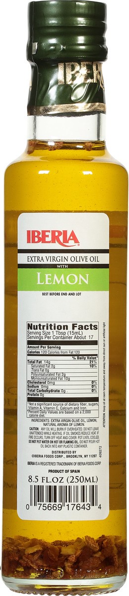 slide 4 of 12, Iberia Infused Oil Lemon, 8.5 oz