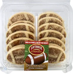 Lofthouse Football Sugar Cookies 12.5 oz