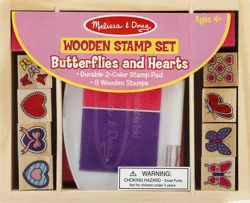 Melissa & Doug Wooden Stamp Set 1 ea