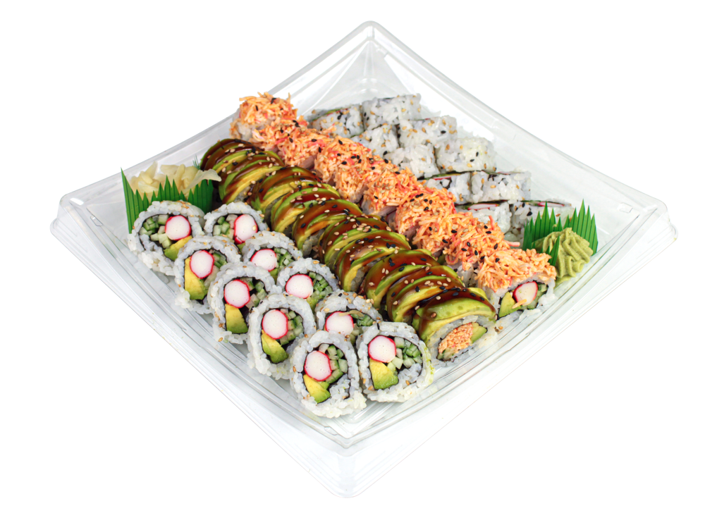 slide 1 of 1, Advanced Fresh Concepts Samurai Sushi Party Tray, 32.7 oz