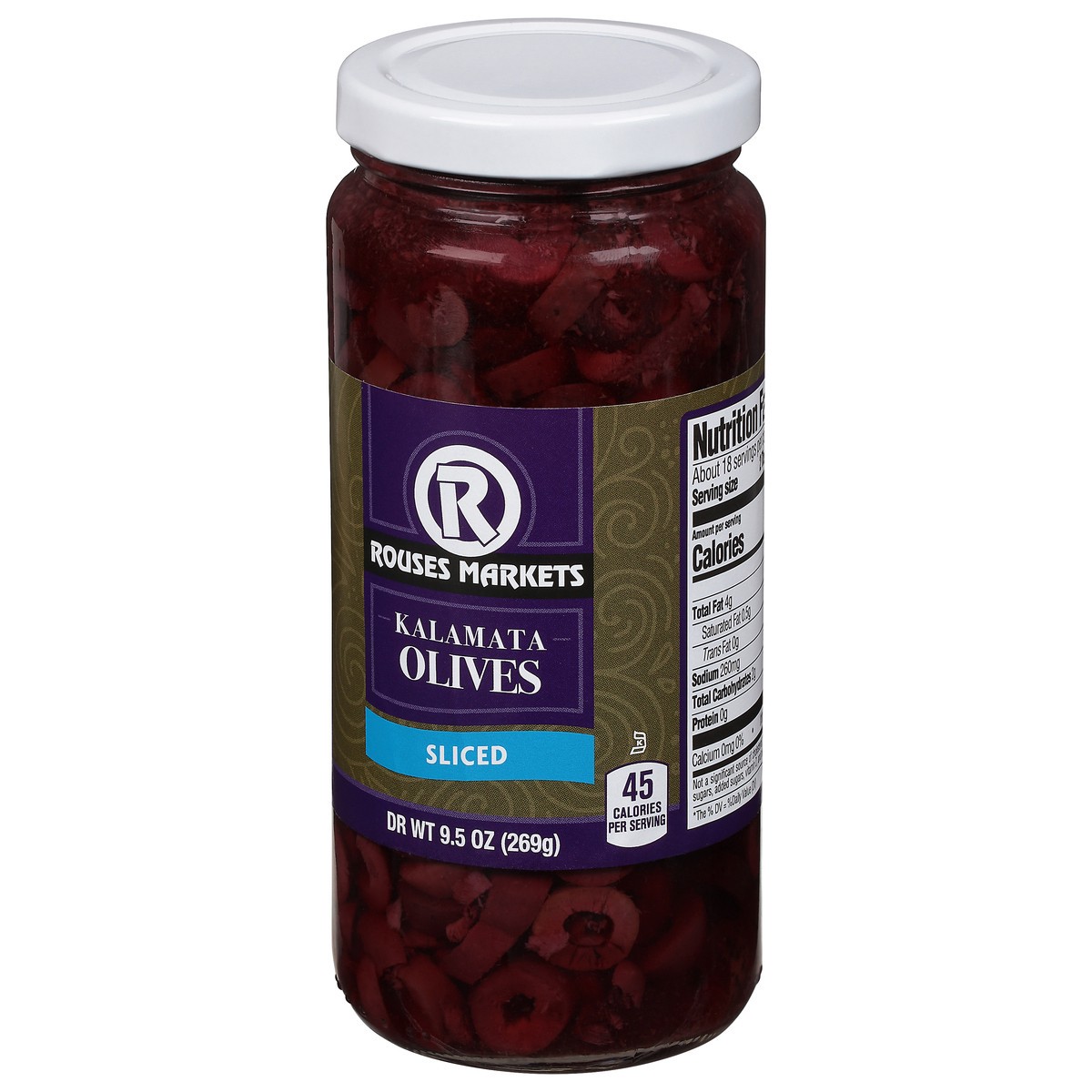 slide 8 of 11, Rouses Markets Rous Kala Olv Sliced, 9.5 oz