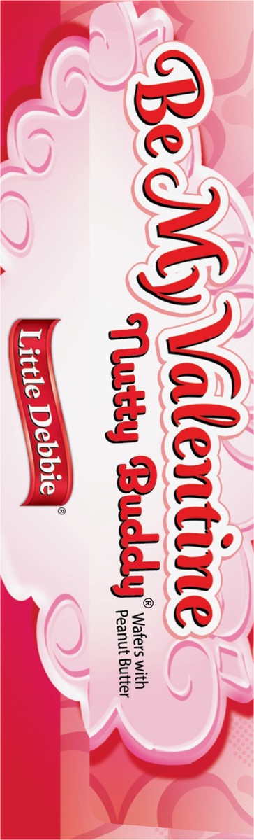 slide 4 of 7, Little Debbie Snack Cakes, Little Debbie Family Pack Be My Valentine Nutty Buddy, 10 ct