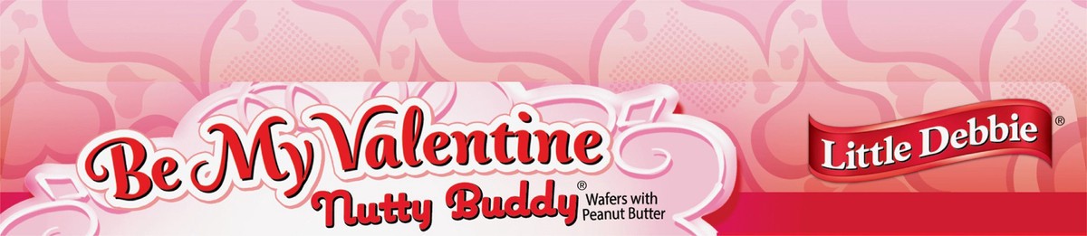 slide 6 of 7, Little Debbie Snack Cakes, Little Debbie Family Pack Be My Valentine Nutty Buddy, 10 ct