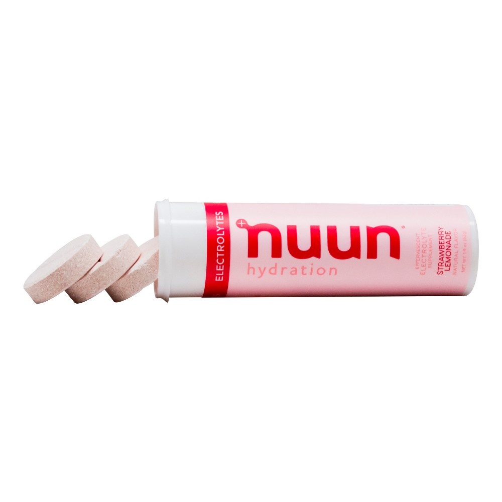 slide 4 of 5, Nuun Active Hydration Electrolyte Enhanced Drink Tabs Strawberry Lemonade, 10 ct