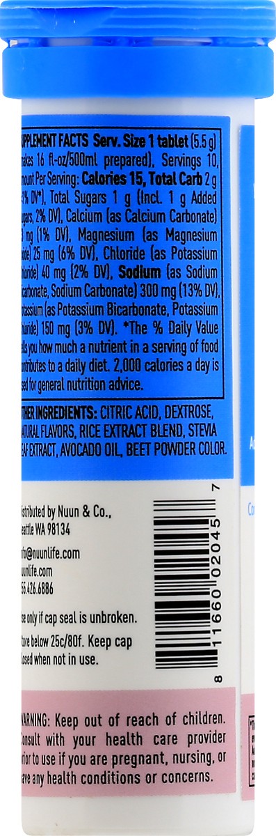 slide 5 of 9, nuun Hydration Sport Drink Vegan Tabs - Strawberry Lemonade - 10ct, 10 ct