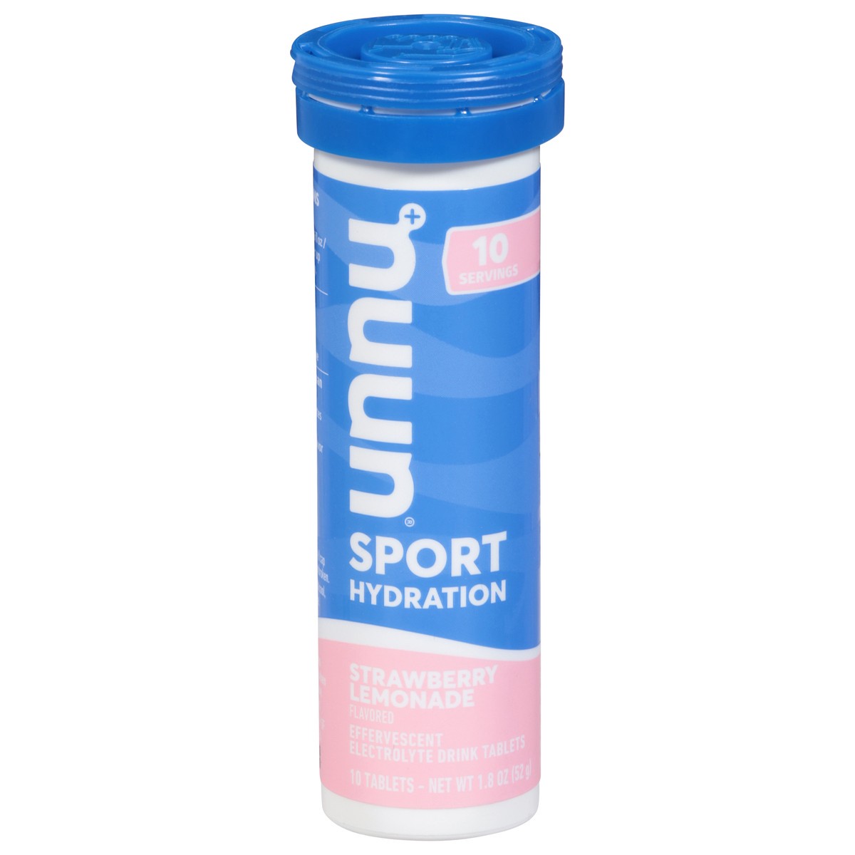 slide 1 of 9, Nuun Strawberry Lemonade Flavored Sport Hydration 10 Effervescent Electrolyte Drink Tablets, 10 ct