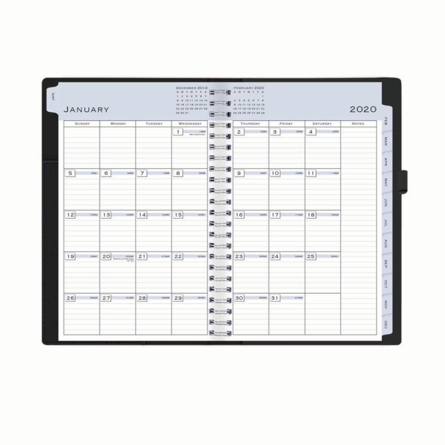 slide 3 of 4, Blue Sky Weekly/Monthly Refillable Planner, 5'' X 8'', Passages, January To December 2020, 1 ct