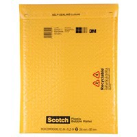 slide 2 of 5, Scotch 3M Smart Bubble Mailer#5, 10.5 in x 15 in