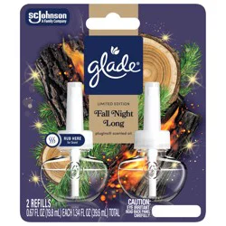 Glade PlugIn Refills Air Freshener, Embers & Sandalwood, 1.34 oz, 2 count