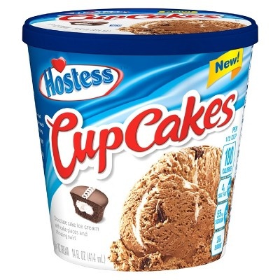 slide 1 of 1, Nestlé Hostess Cupcakes Ice Cream, 14 fl oz