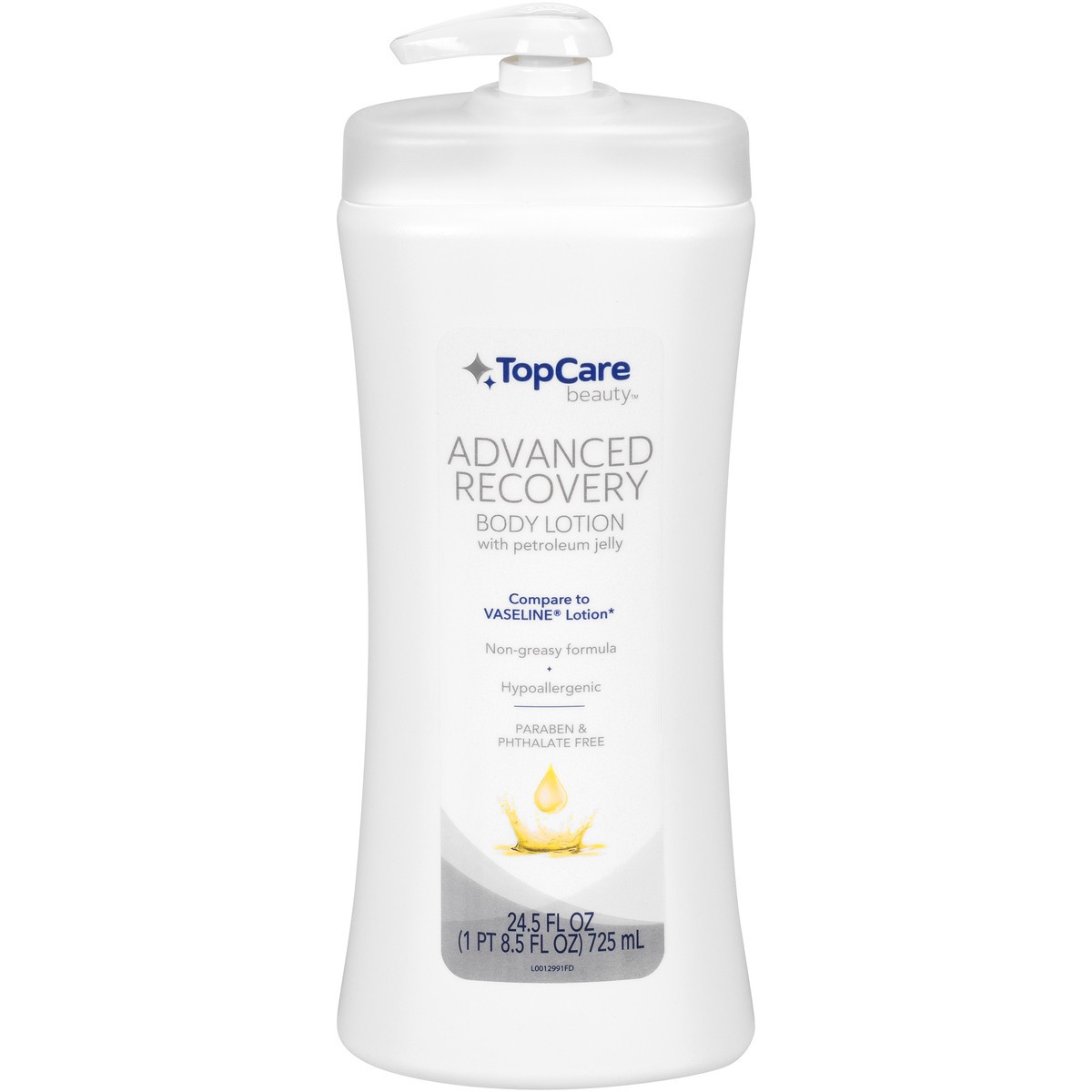 slide 1 of 9, TopCare Advanced Recovery Body Lotion With Petroleum Jelly, 24.50 fl oz