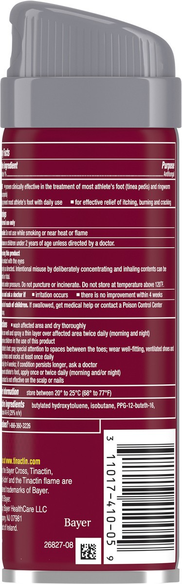 slide 7 of 8, Tinactin Liquid Spray Antifungal 5.3 oz Aerosol, 5.3 oz