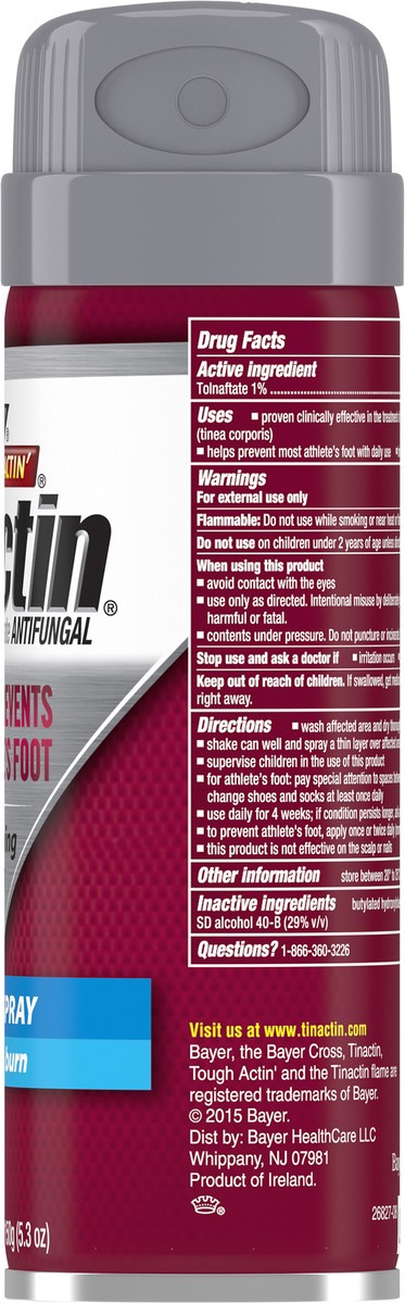 slide 3 of 8, Tinactin Liquid Spray Antifungal 5.3 oz Aerosol, 5.3 oz